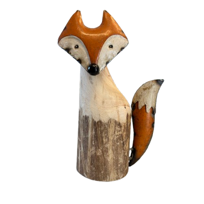 Wood and Metal Fox