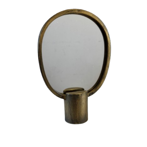 Gold Tabletop Mirror