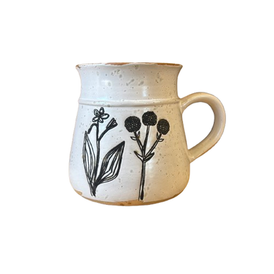Reactive Glaze Flower Mug