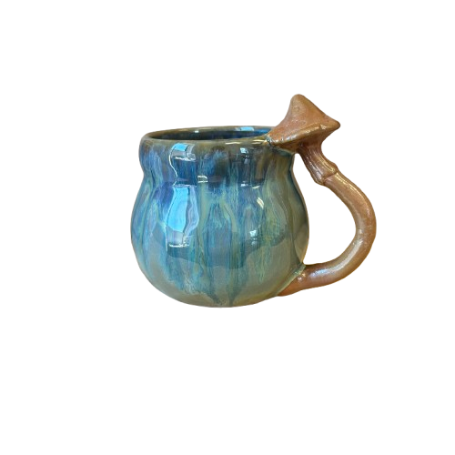 Stoneware Mushroom Mug