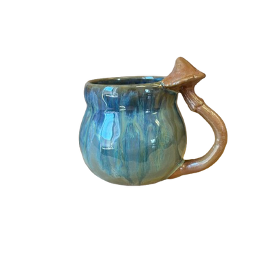 Stoneware Mushroom Mug
