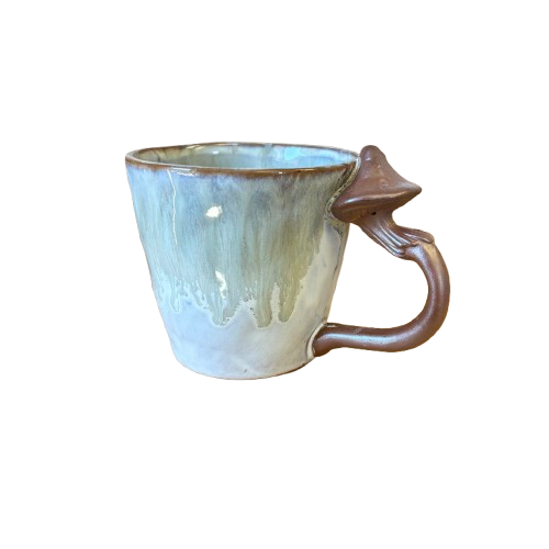 Stoneware Mushroom Mug