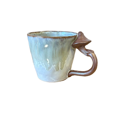 Stoneware Mushroom Mug