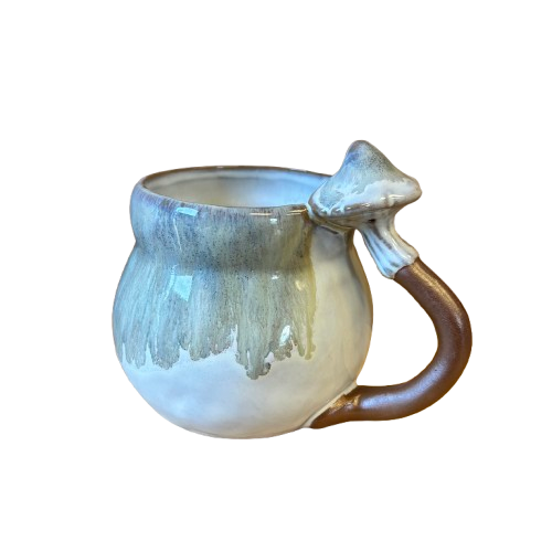 Stoneware Mushroom Mug