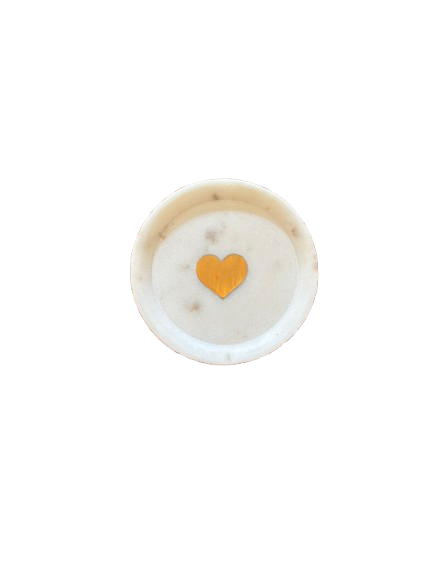 Marble Dish with Heart