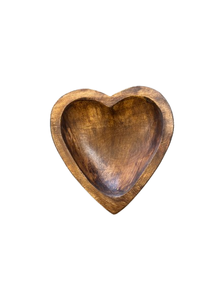 Wooden Heart Bowl (small)