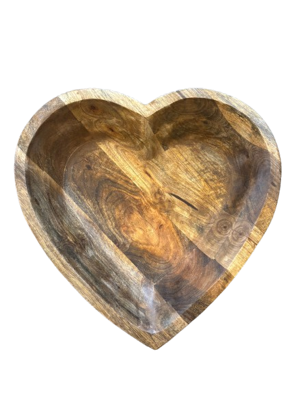 Wooden Heart Bowl (large)