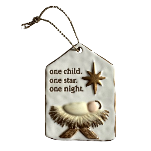 Ceramic Ornament, one child