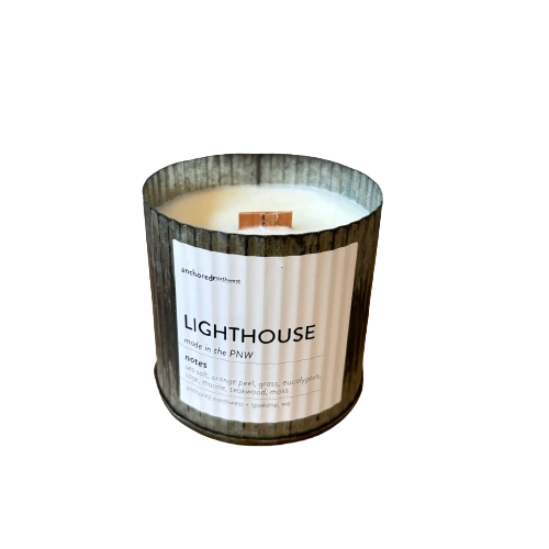 Wood Wick Candle - Lighthouse