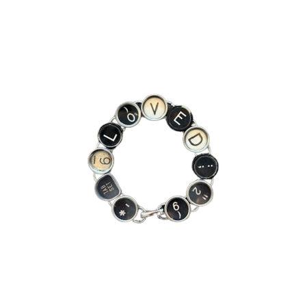 Typewriter Bracelet