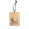 Wooden Hymn Ornament, shepherds