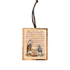 Wooden Hymn Ornament, o holy night