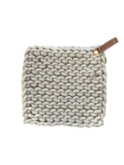 Crochet Pot Holder, flora