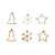 Gold or Silver Ornament Tag