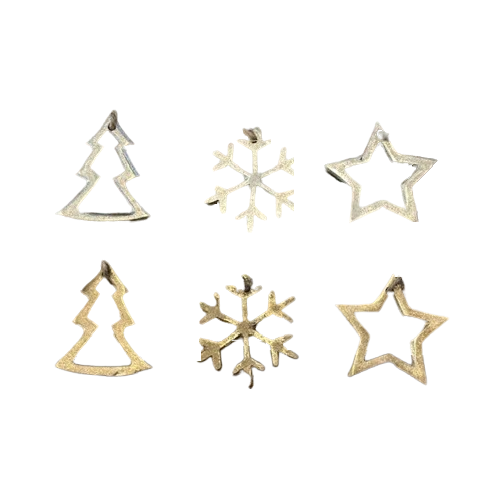 Gold or Silver Ornament Tag