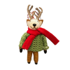 Felt Deer Ornament
