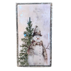 Vintage Snowman Block
