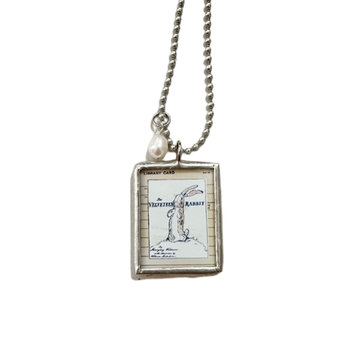 Literary Quote Necklace - Once You Are Real