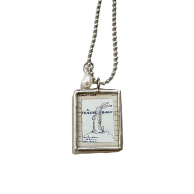 Literary Quote Necklace - Once You Are Real