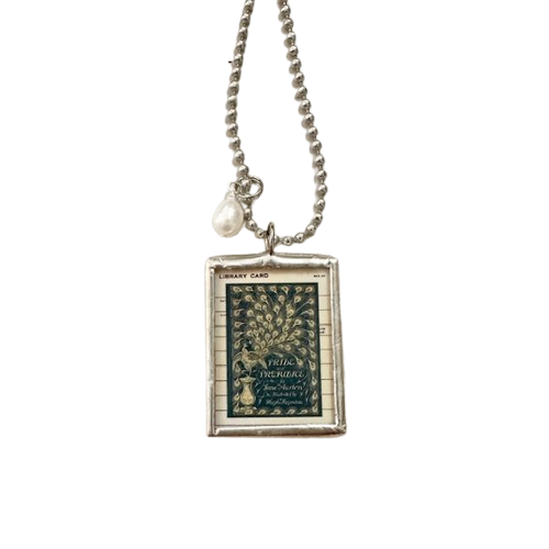 Literary Quote Necklace - Pride and Prejudice