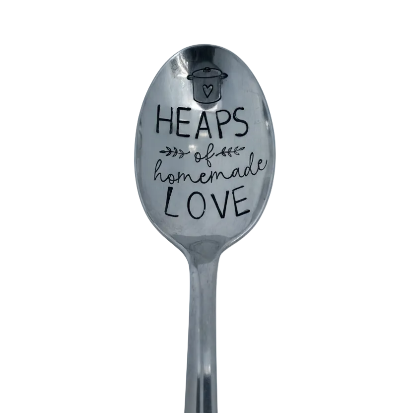 Vintage Stamped Serving Spoon