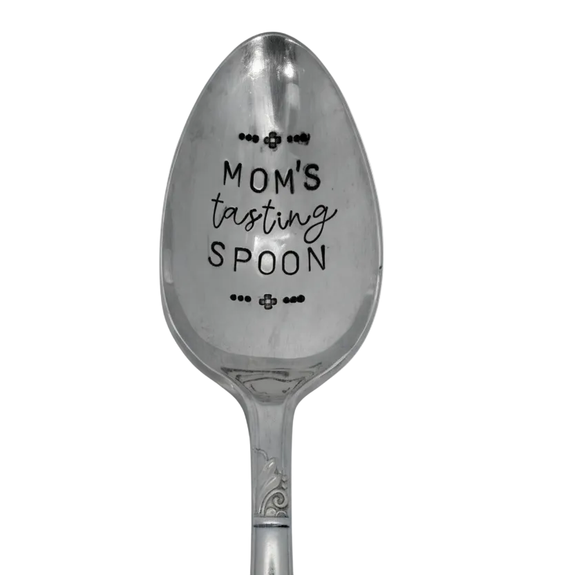 Vintage Stamped Serving Spoon
