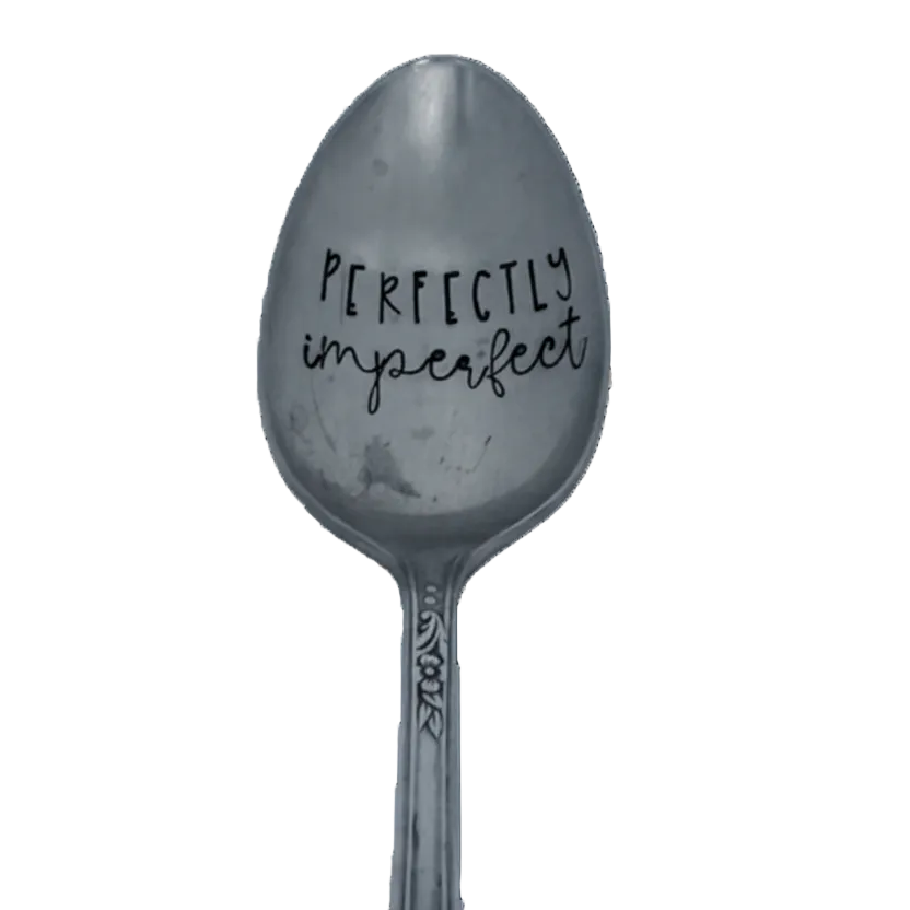 Vintage Stamped Spoon "Perfectly Imperfect"