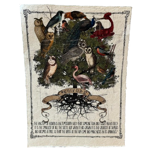 12x16 Artisan Paper Print, the kingdom of heaven