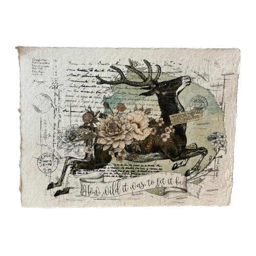 12x16 Artisan Paper Print, how wild it was