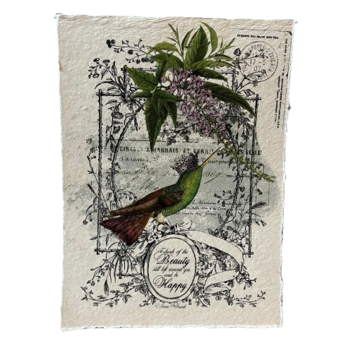 12x16 Artisan Paper Print, think of the beauty