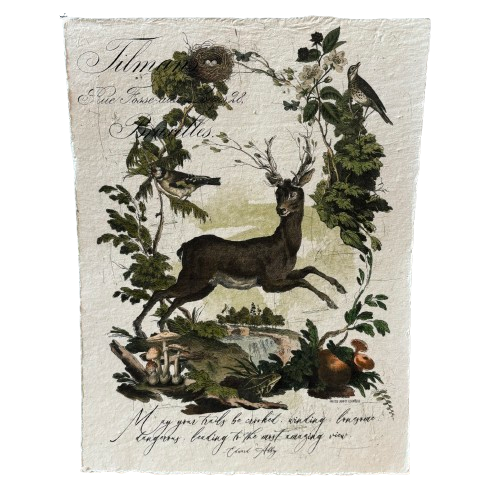 12x16 Artisan Paper Print, may your trails be crooked