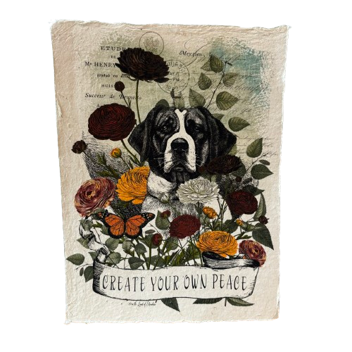 12x16 Artisan Paper Print, create your own peace