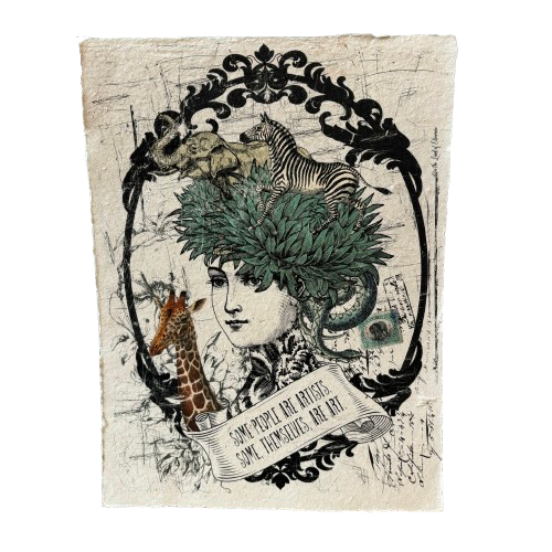 12x16 Artisan Paper Print, some people are artists