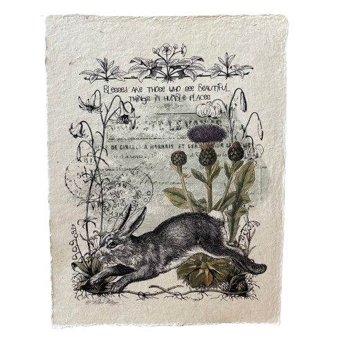 12x16 Artisan Paper Print, blessed are those who see