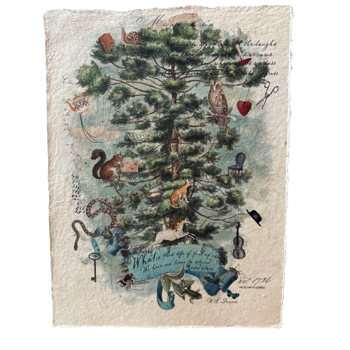 12x16 Artisan Paper Print, what is this life