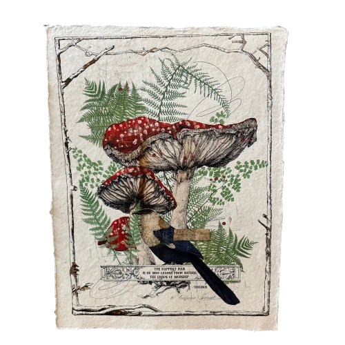 12x16 Artisan Paper Print, the happiest man