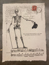 12x16 Artisan Paper Print, skeleton in your closet