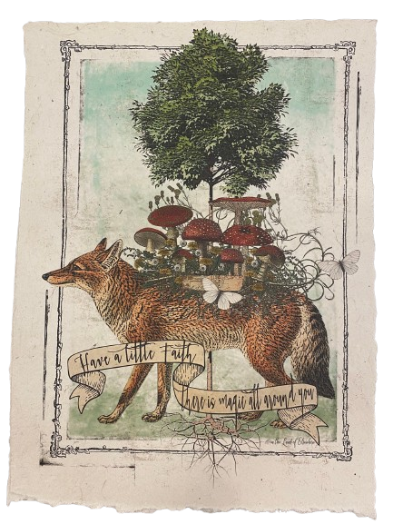 12x16 Artisan Paper Print, have a little faith