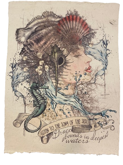 12x16 Artisan Paper Print, song of the sea
