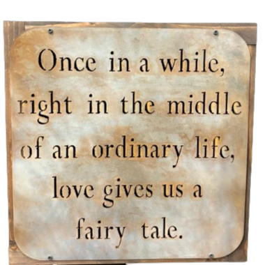 Metal Sign "Fairy Tale" 16x16