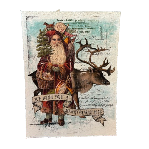 12x16 Artisan Paper Print, merry christmas