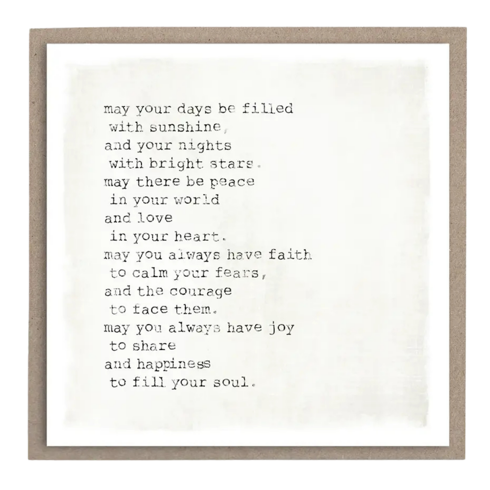 Mini Card - May Your Days