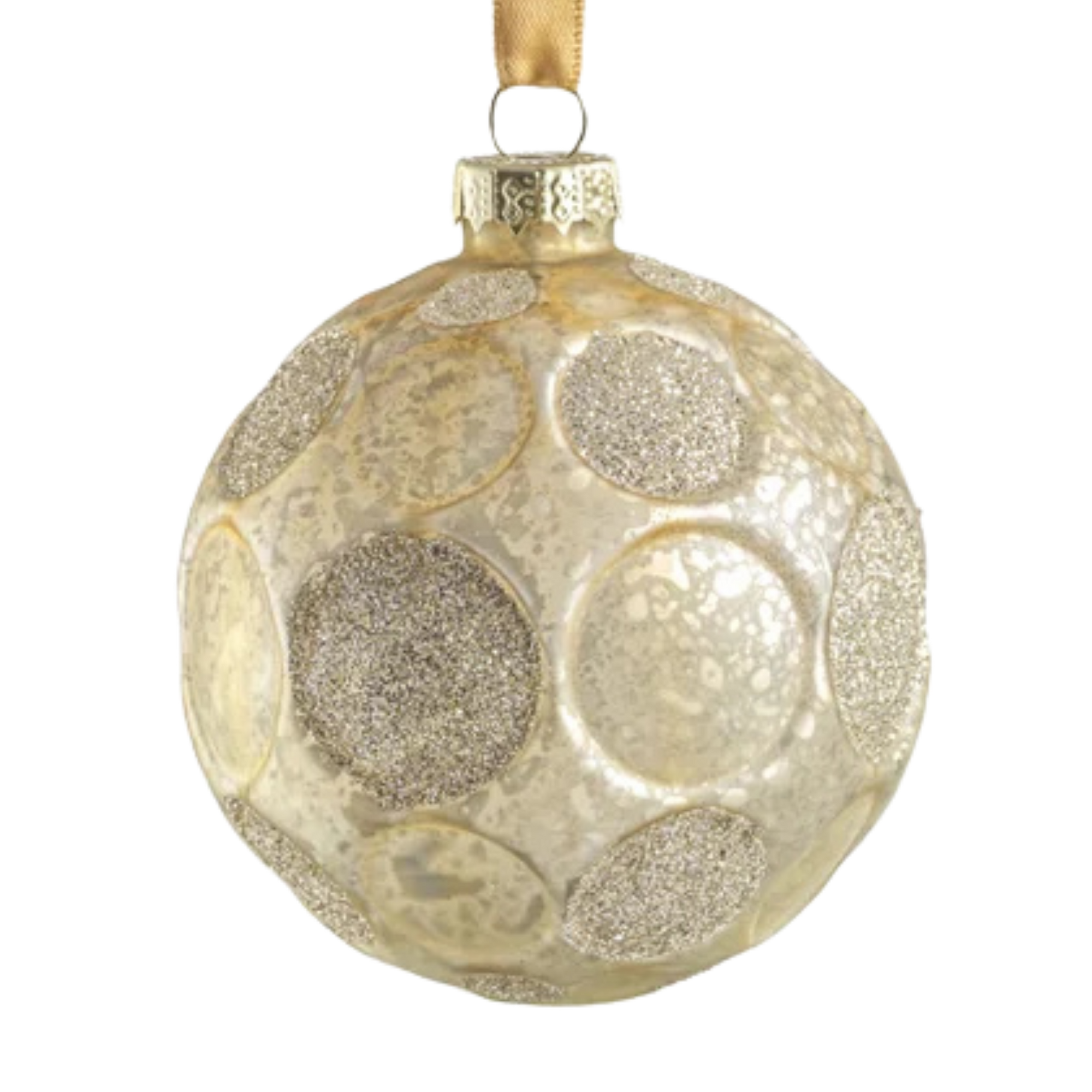 Matte Frosted Ornament, gold