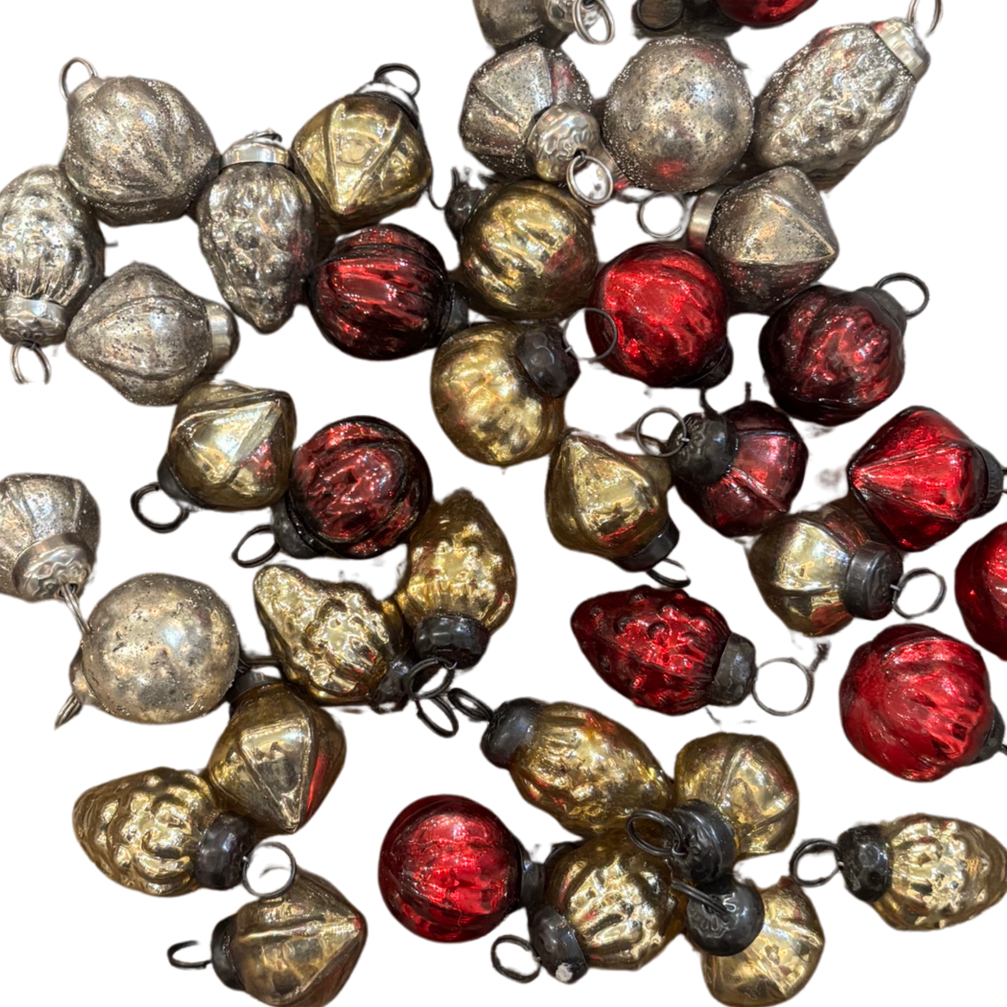 Mini Mercury Glass Ornaments