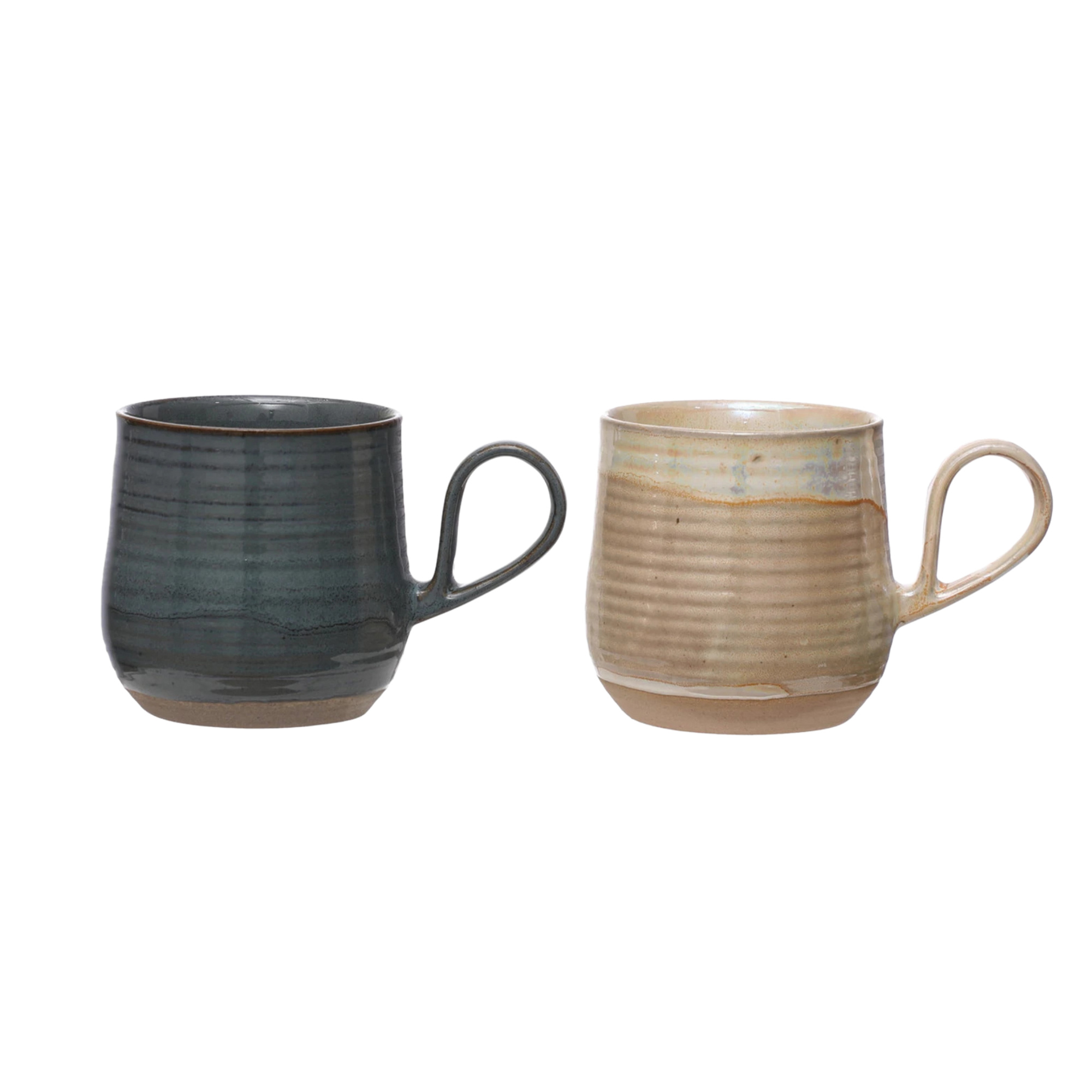 Abstract Stoneware Mug