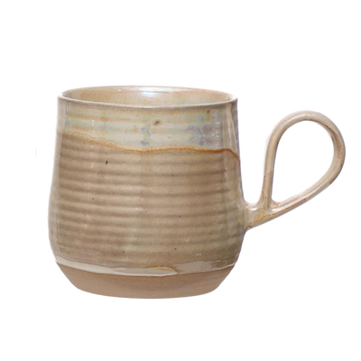Abstract Stoneware Mug