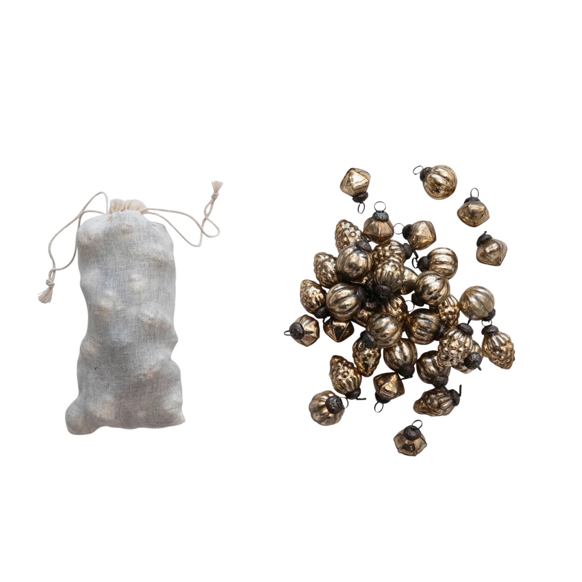 Mini Mercury Glass Ornaments