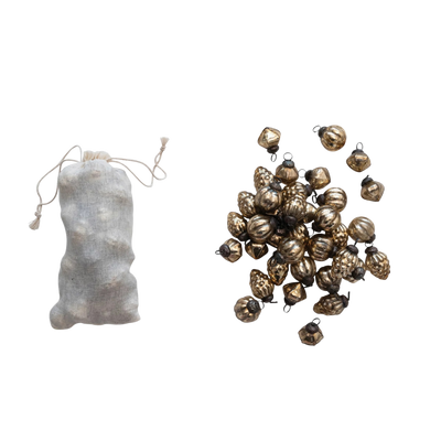 Mini Mercury Glass Ornaments
