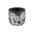 Cement Pot with Dandelions (small)