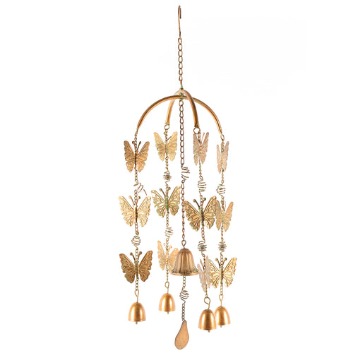 Metal Butterfly Wind Chime